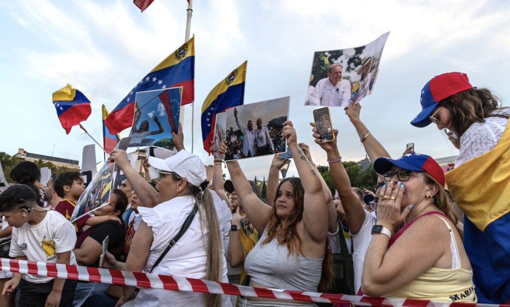 venezolanos votando madrid